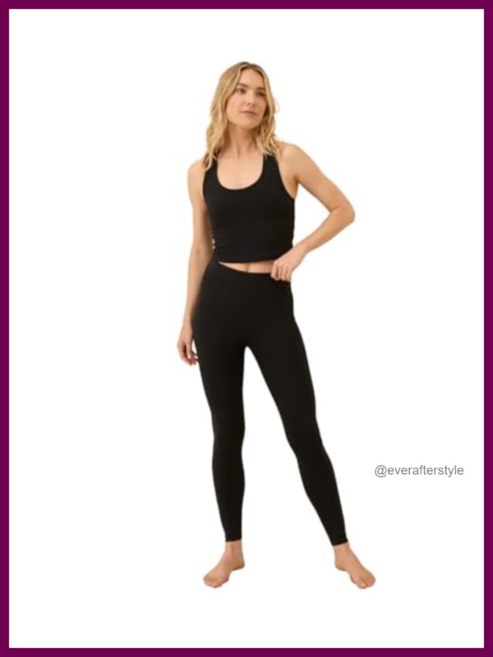 Organic Cotton High Waist Leggings Women Yoga Pants